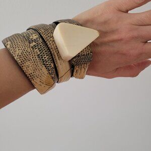 Miss Ellen Ruth Levy NYC (Most Probably) Snake Skin Belt